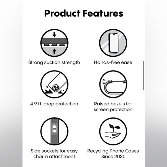 Casetify The Stick-It Case White iPhone 15 Pro - Picture 7 of 7